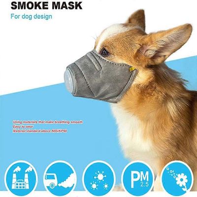 3kpl koiran hengityssuojain kasvonaamio lemmikkieläimet kertakäyttöinen anti dust kasvosuoja hengityssuodattimet L