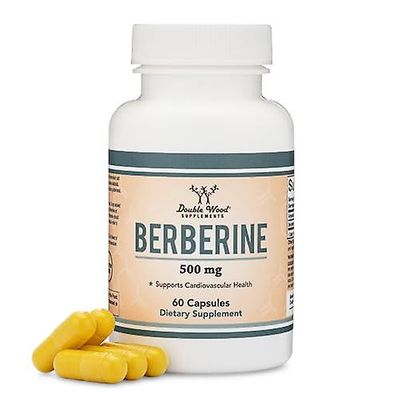 Double Wood Supplements Dubbla trätillskott berberin kosttillskott 500mg 60 kapslar