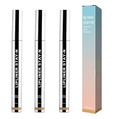 1/2/3Pcs Lip Liner Peel Off Lip Tattoo Lip Stain Langvarig opphold i sminke Nærende