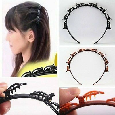 Witdreamer 2pcs Double Pandehår Frisure Hårnål hår tilbehør Ny Brown