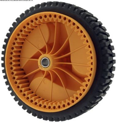 2pakkaus 196mm ruohonleikkurin pyörä Husqvarnaa 5324025-67, 5324029-36, 532402567, 532402936