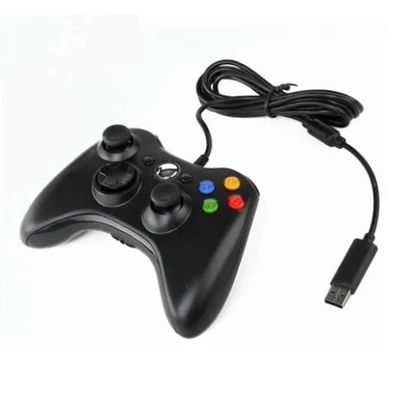 Langallinen peliohjain Xbox 360: lle Universal Vibration langallinen joystick-peliohjain Androidille PC: lle musta