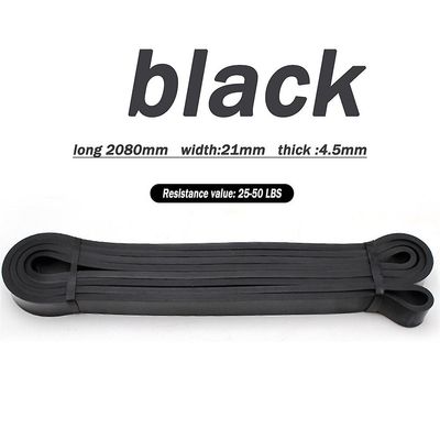 Modstand Band Workout Equipments Motion Elastic Band Workout Styrke Pilates Fitness Udstyr Training Expander Unisex Sort