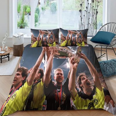 LOUSON Ajax vuodevaatteet setti 3D pussilakanasetti Pehmeä mikrokuitupeitto tyynyliinoilla, lohduttaja 3-osainen Set King King220x240cm