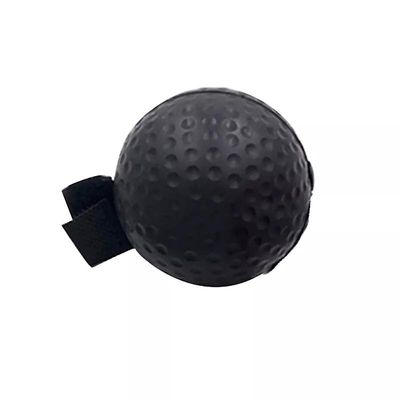 Boksning Speed Ball Hovedmonteret Pu Punch Ball kun sort bold