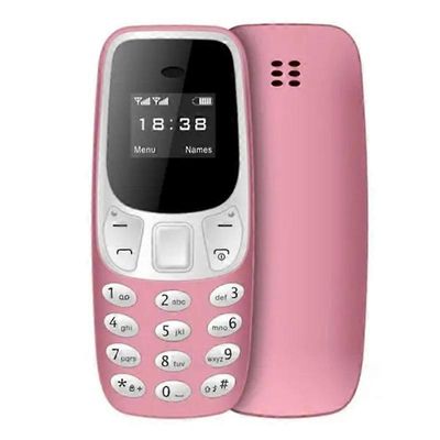 BM10 dual SIM 0,66 tuuman mini matkapuhelin 2G GSM matkapuhelin korvakoukku - vaaleanpunainen Monivärinen Pink