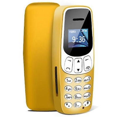 J7 Maailman pienin puhelin mini matkapuhelin Bluetooth-puhelin MP3-soitin äänenvaihtimella Kultaa