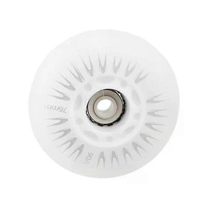 LED Flash Luistin Rengas 76mm Rullaluistimet 90A Aikuisille Lasten Rullarenkaat Liukuva Flash Rullaluistin Rengas Vaaleanpunainen