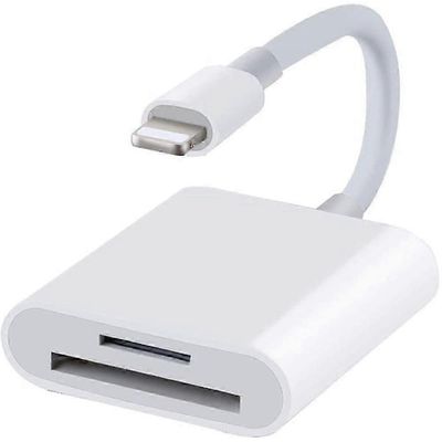 Apple Lightning - SD TF -kortinlukija Dual Slot iPhone / iPad 2 in 1 -muistikorttisovittimelle Micro SD TF Wildlife Camera SD-kortinlukija Plug and...