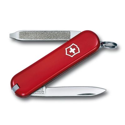 Victorinox ESCORT schweizisk armékniv - 58mm nyckelring storlek - 6 funktioner röd standard