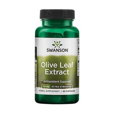 Swanson Oliivinlehtiuute 750 mg Super Strength 60 kapselia