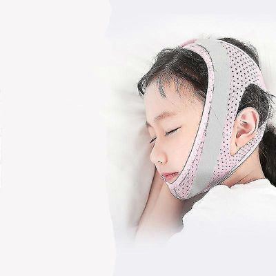 Lasten uni anti-open suu V-kasvoside suun hengityksen korjaushihna - Shengxin Vaaleanpunainen