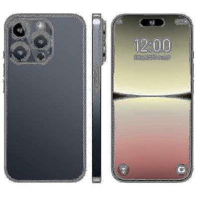 unbrand Matkapuhelin I14 Pro Max Android-rei'itys 7.3 suuri en valkoinen us EU Black