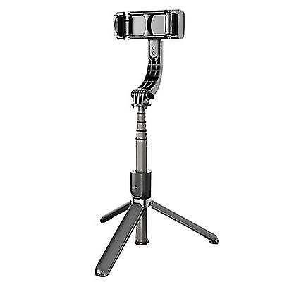 Coosilo Anti-shake Smart Selfie Stick, Bluetooth Fjernbetjening 360 Roter telefonholder sort