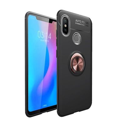 Stødsikker rustning sag for xiaomi 9se med kickstand all inclusive dække sort zpc4021