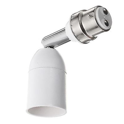 GreenZech B22 - E27 2a Pyörivä joustava laajennettu yleismuunnospolttimon sovitin lampun pidike AC250V