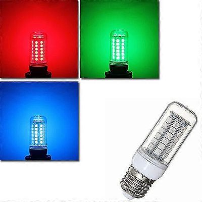E27 E14 G9 B22 3.5W 48 SMD 5050 LED Rgb väri 300lm kodin valaistus maissilamppu Ac11 Blue