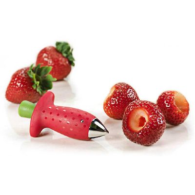 Jordbær Corers Jordbær Huller Frugt Leaf Remover Tomat stilke Plastic Stem Remover