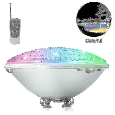 Led-altaan valaistus, 18w Par56 Rgb -uima-altaan valo. Vedenalainen valokeila kauko-ohjattavalla uima-altaan valaistuksella, 12v AC / Dc Ip68 Veden...