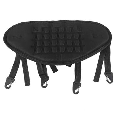 1kpl säädettävä kajakkityynykanootti ympäristönsuojelu selkänoja kajakki pehmeä paksu selkäretki Musta