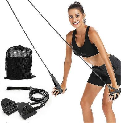 Dryland Powercord meloilla, uintikäsivarren voimavalmentaja, ammattimainen freestyle-uinnin vastusharjoitusnauhasarja B Edistynyt sarja 80 paunaa