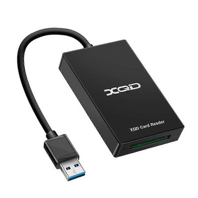 USB 3.0 XQD -muistikortinlukijan siirto M / G-sarja / OS-tietokoneelle Musta