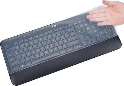 Unbrand Tastaturdekselskall for Logitech MK545 MK540 avansert tastatur, Logitech MK545 tastaturbeskytter, Logitech MK540 silikontastaturdeksel