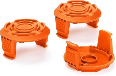 Spollocksskydd för Worx, trimmer Replacement Spool Cap Covers för Worx, lämplig för Worx Weed Eater (3 pack)