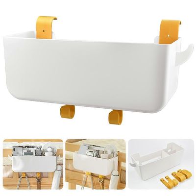 Linkrunning Sängyn vieressä riippuva säilytyskori muovinen asuntolan yöpöydän pidike kerrossänky sängyn järjestäjä caddy ripustettava sänky säilyty...