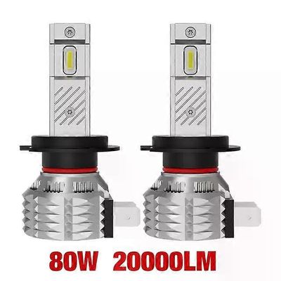 40000LM H7 LED-ajovalot Canbus H1 H4 H8 H11 9005 HB3 9006 HB4 9012 HIR2 LED-lamput 4060 CSP Lähivalot 120W Auto 12V 6500K 80W 20000LM 9012HIR2