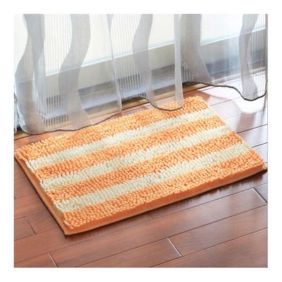Ruili Chenille Fod Skridsikker måtte orange 50*80cm