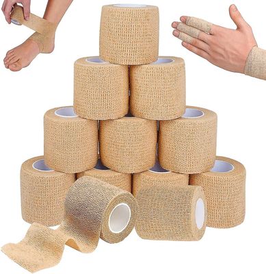 Set Sail Självhäftande självhäftande bandage, självhäftande bandage, vattentätt självhäftande elastiskt bandage sportmedicinskt bandage, första hjä...