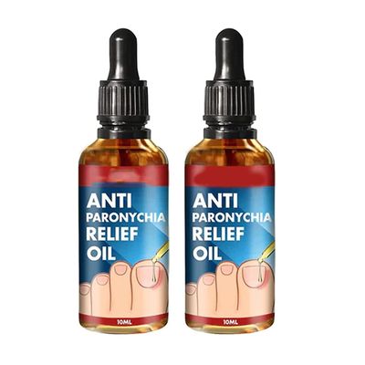 10 ml antiparonychia relief olie, anti-paronychia hjælpeolie, indgroet tåneglkorrektion, negleplejeolier til indgroede tånegle (pakke med 1) Pakke ...