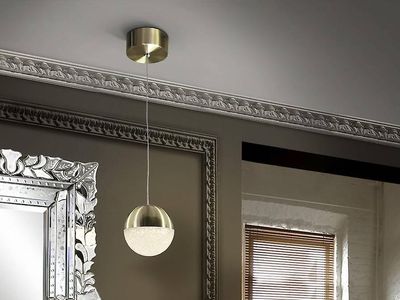 Schuller Lighting Kugle integreret LED Globe Loft Pendel messing