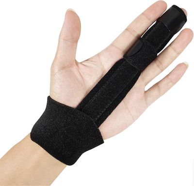 Uusi tuote, F-liipaisinsormilasta säädettävällä alumiinisella sormituella murtuneille sormille, vasaravammoille, niveltulehdukselle, pienelle keski...