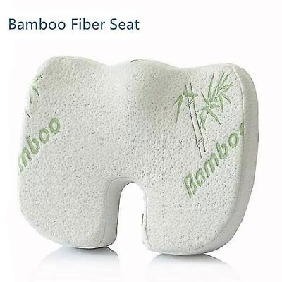 Ortopedinen peräpukamien istuintyyny muistivaahto auton tyynysetti hidas rebound-työtuoli sohvan vyötärötuki häntäluun kivunlievitys Bambukuitu istuin