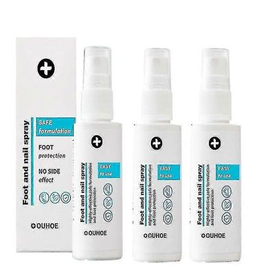 3kpl jalka- ja kynsihoito, luonnollinen ja tehokas jalkahoito ~ A