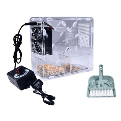 Lintujen ruoan jyvien puhalluskone Säädettävä nopeus tuuletin Lintujen siemenkuorikone helpottaa puhdistusta ja huoltoa Set 2