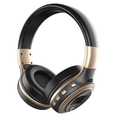 Ohp B19 Bass Stereo Trådløs Hodetelefon Bluetooth Headset Black Gold