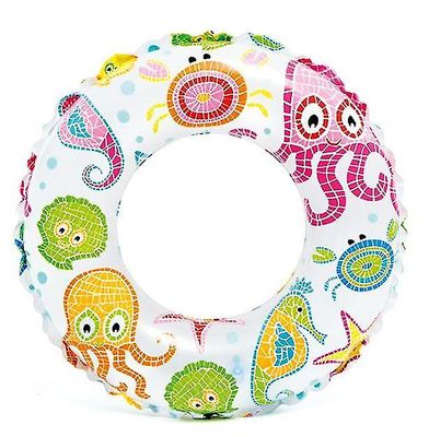 Mikasa Børns Redningskrans Swimming Ring Underarm Swimming Ring Hydrofoil 5-10 år gammel 61cm i diameter Blæksprutte
