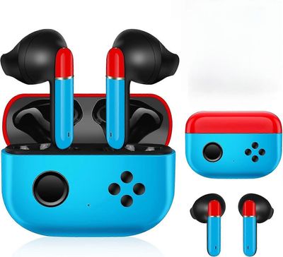 Lasten Langattomat Kuulokkeet - Bluetooth 5.3, 36H Soittoaika, Vedenpitävä, Kosketusohjaus Latauskotelolla, Täydellinen Lahja 1 kpl