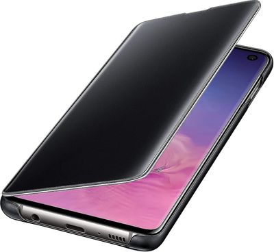 Yhteensopiva Samsung Galaxy S10 suojaava Clear View Folio -kotelo