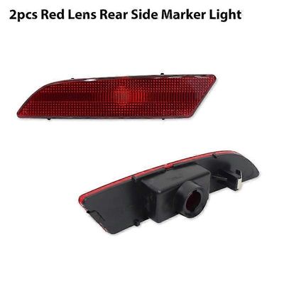 Auton etu- / takapuskurin sivumerkin merkkivalo Kotelon kuoret Chrysler Crossfirelle 2004-2008 Lokasuojan soihdutusvalo, ei polttimoa 2PC Rear Red ...
