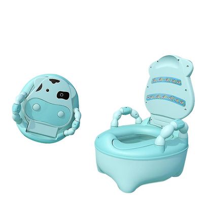 Qian Baby Potte Uddannelse ToiletSæde med Pu Pude Toddler Toilet Seat For Kids Boys Piger Komfortabel Sikker Potte Stol grøn