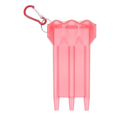 Kannettava tikkakotelo Neliteräinen tikkasäilytyslaatikko Kova tikkakotelo Tikkakotelo ulkokäyttöön Punainen 8.5X15.5CM