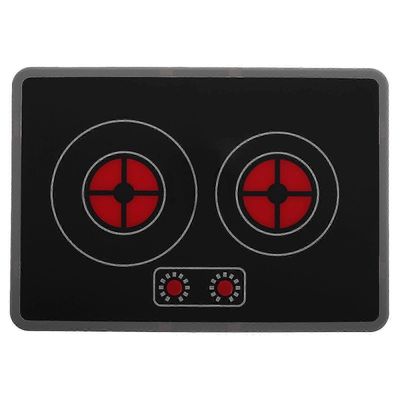 Realistinen induktioliesi valotehosteilla Keittiökone Lelu Lapset Teeskennellä leikkilelu Sarjakuva Keittiö Induktioliesi Mallilelu taaperoille Lap...