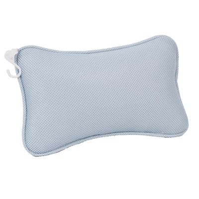 Spa Pute Hals 3d Mesh Badekar Pute Sklisikker Pute Badekar Spa Pute Blå