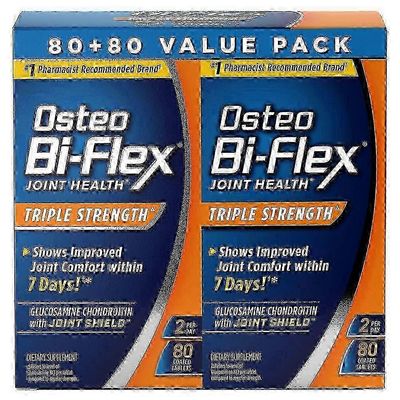 Osteo Bi-flex kolminkertaisen vahvuuden tabletit, joissa on glukosamiinikondroitiinia, 2 eaa