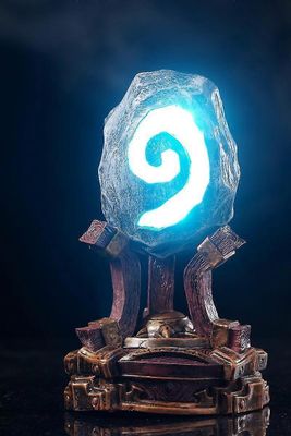 Warcraft Hearthstone Legends hengittää valoa hehkuva kivi 1:1 pienoismalli keräilylelut (18cm)