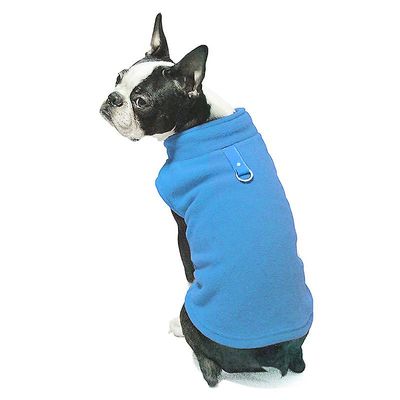 Pet Hund Sweater Blød Vinter Varm Jumper Jakke Puppy Cat Fleece Tøj Suit Blå XL